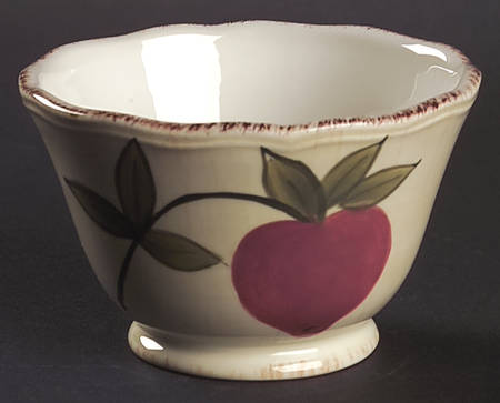 Antique Garden Dessert Bowl