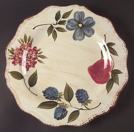 Antique Garden 14" Chop Plate (Round Platter)