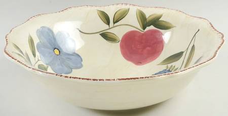 Antique Garden 11" Round Vegetable Bowl
