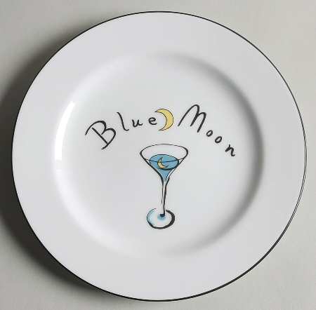 Martini Cocktail Plate