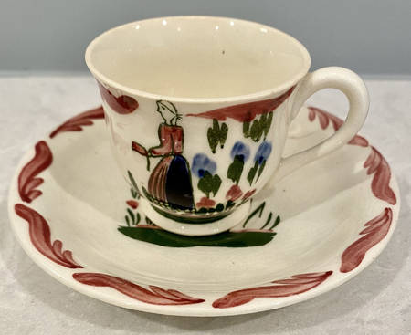 PVF14 Footed Demitasse Cup & Saucer Set