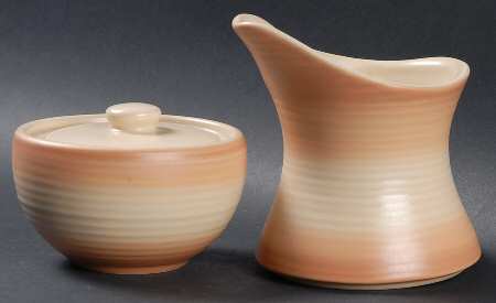 Sand Vista Stacking Creamer & Sugar Bowl with Lid Set