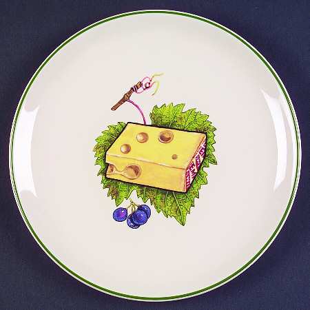 Cheese Course Salad/Dessert Plate
