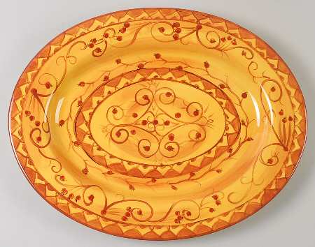 Karistan 16" Oval Serving Platter