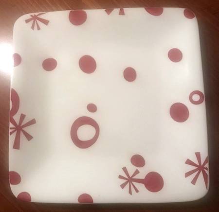Holiday Flurries Canape Plate