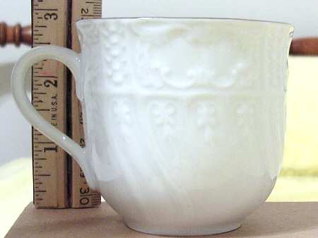 Rose (Platinum Trim) Flat Cup