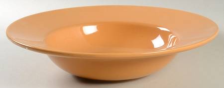 Sausalito Pumpkin Large Rim Soup Bowl
