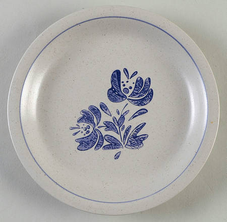 Yorktowne Salad Plate with 200th Anniversay Backstamp