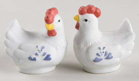 Yorktowne Figural Salt and Pepper by Pfaltzgraff