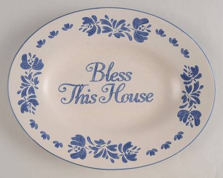 Yorktowne 10" Bless This House Plate