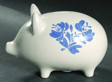 Yorktowne Piggy Bank by Pfaltzgraff