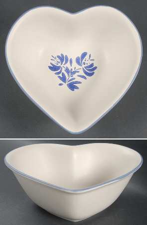 Yorktowne 8" Heart Shaped Bowl