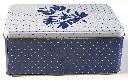 Yorktowne Medium Rectangular Storage Tin