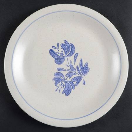 Yorktowne Dinner Plate with 200th Anniversary Backstamp