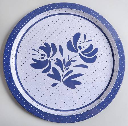 Yorktowne 13" Metal Round Tray