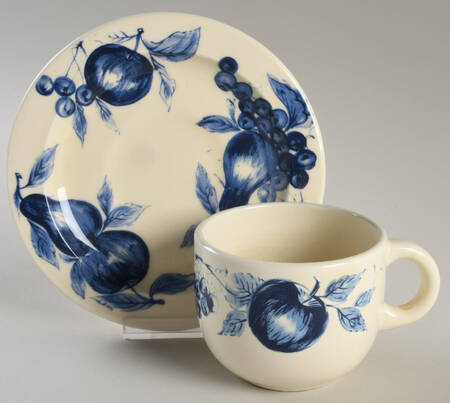Melinda Flat Cup & Saucer Set