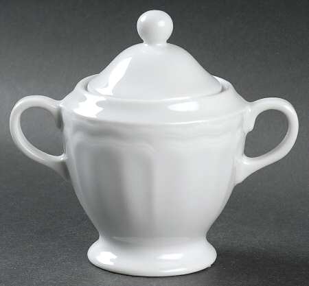 Queen Anne Sugar Bowl & Lid