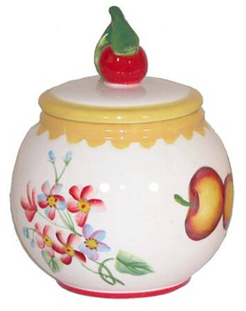 Fruit Cocktail Sugar Bowl & Lid
