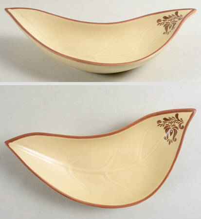 Village (Made in China) 9" Leaf Dish