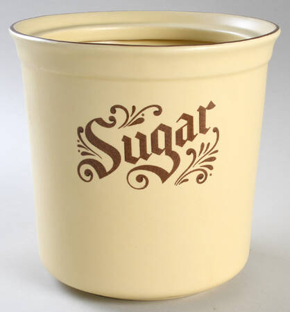 Village (Made in China) Sugar Canister No Lid