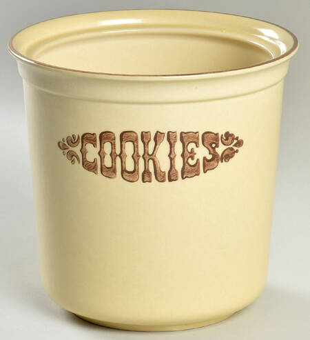 Village (Made in China) Cookie Jar No Lid
