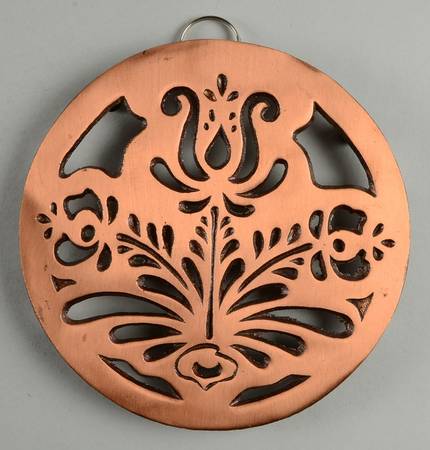 Village (Made in China) Round Cork Back Trivet