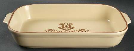 Village (Made in China) 13"  Rectangular Baker