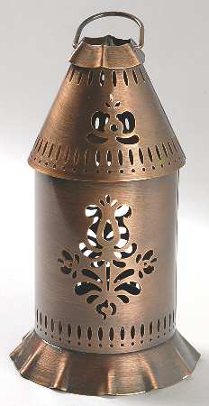 Village (Made in China) Hanging Metal Votive Lantern