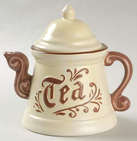 Village (Made in China) Sculpted Teapot & Lid