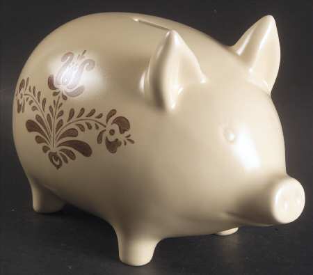Village (Made in China) Piggy Bank