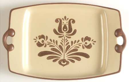 Village (Made in China) 10" Rectangular Serving Platter
