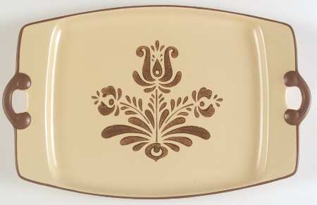 Village (Made in China) 14" Rectangular Serving Platter