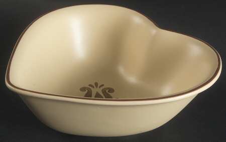 Village (Made in China) 8" Heart Shaped Bowl