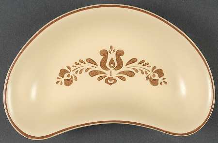 Village (Made in China) Crescent Salad Plate