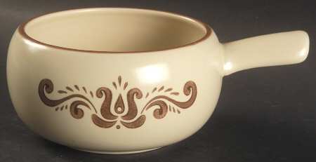 Village (Made in China) One Stick Handled Soup/Snack Bowl (use with SNTR11)