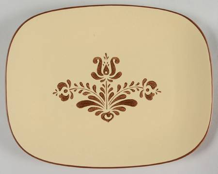 Village (Made in China) Oval Buffet Dish