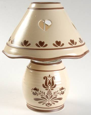 Village (Made in China) Votive Lamp & Shade