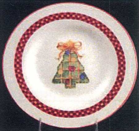 Crafty Christmas Salad Plate