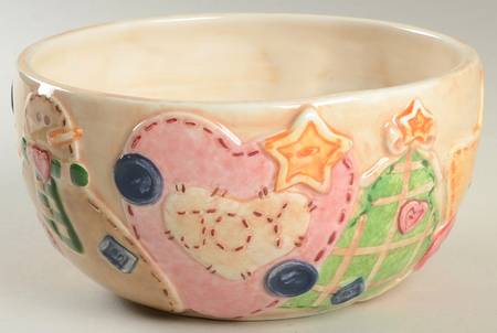 Crafty Christmas Sculpted Serving Bowl