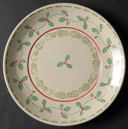 Merriweather Christmas Salad/Dessert Plate