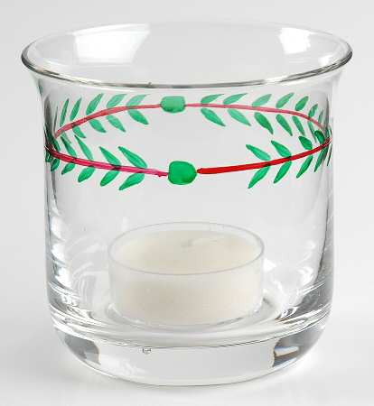 Merriweather Christmas Glassware Votive Candleholder