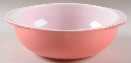Pink 2 Qt Round Covered Casserole No Lid