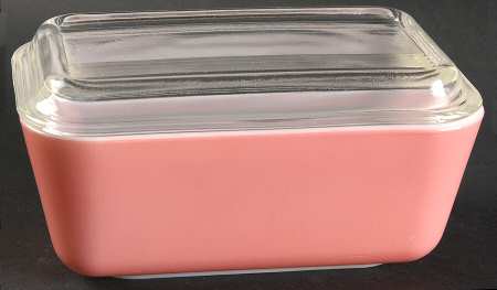 Pink Medium Refrigerator Jar & Lid