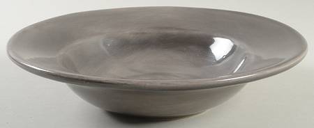 Sausalito Gray (Charcoal) Large Rim Soup Bowl