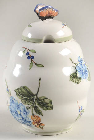 Vintage Garden Honey Pot & Lid