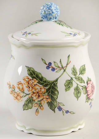 Vintage Garden Mini Canister with Lid & Seal