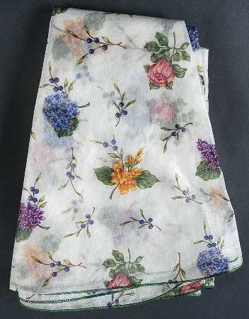Vintage Garden 48" Round Decorative Accent Cloth
