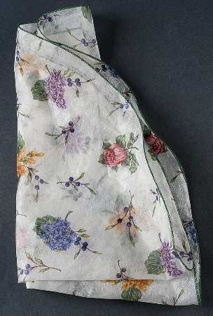 Vintage Garden 24" Round Decorative Accent Cloth