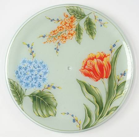 Vintage Garden Bottom Tray for 2 Tiered Serving Tray