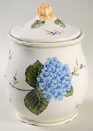 Vintage Garden Small Canister & Lid
